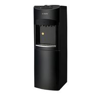 Image of Sure, Bottom Loading Water Dispenser, Hot, Cold & Normal Taps, Stainless Steel Tank, Black